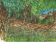 Forest in Charcoal