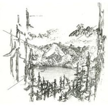Lake Pencil Drawing